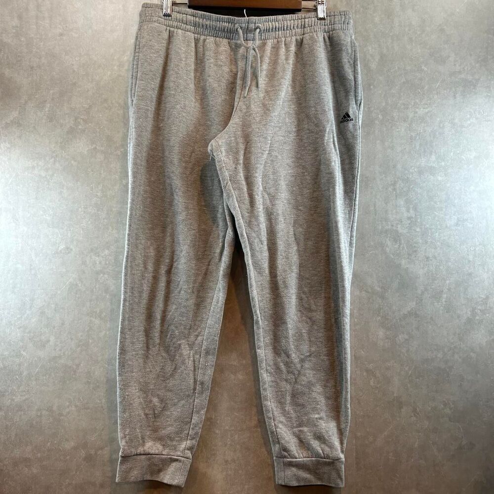 Adidas Men's Grey Joggers-tracksuits